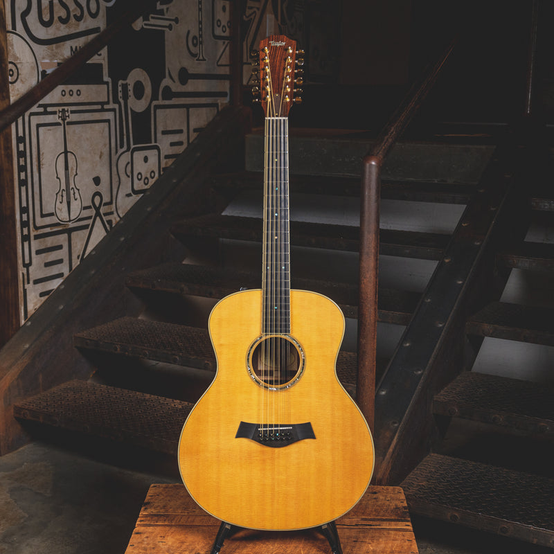 2012 Taylor GSE 12-String Acoustic Guitar, Sitka Spruce Top, Rosewood Back & Sides- Natural