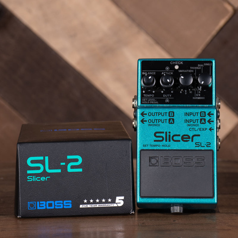 Boss SL-2 Slicer Percussive Groove Effect Pedal With Box - Used