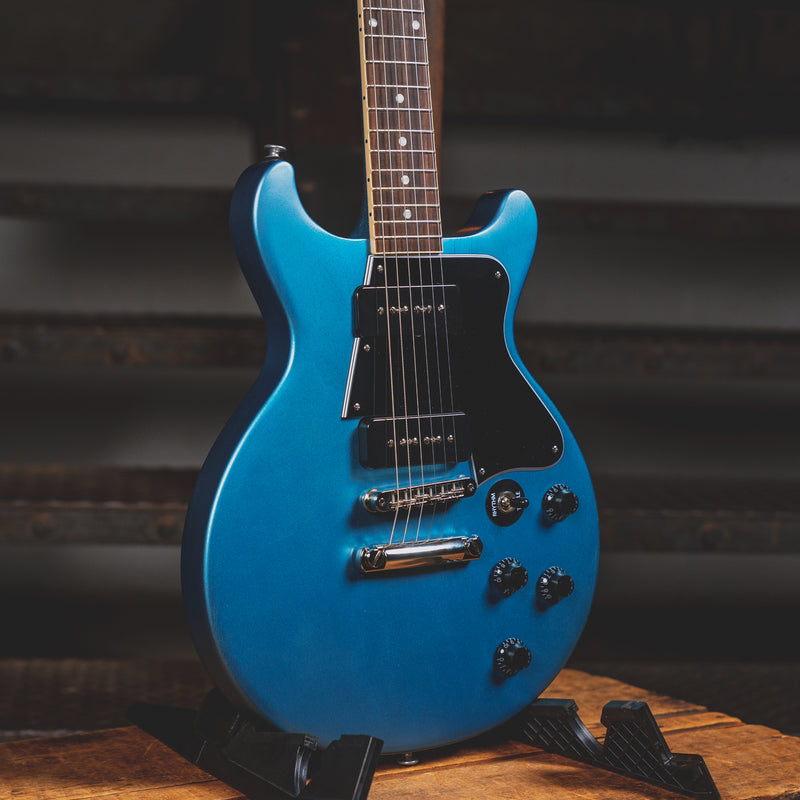 2022 Gibson Rick Beato Les Paul Special Double Cut Electric Guitar, TV Blue Mist W/ OHSC