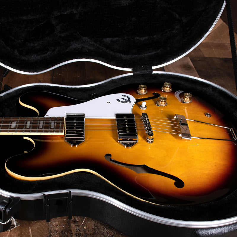 2022 Epiphone Casino Electric Guitar, Sunburst with HSC - Used
