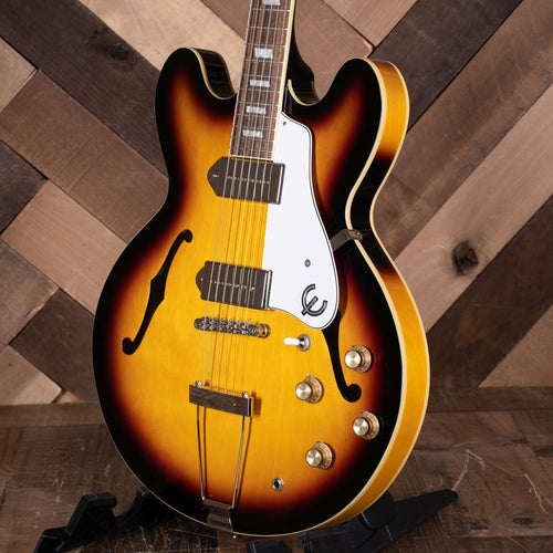 2022 Epiphone Casino Electric Guitar, Sunburst with HSC - Used