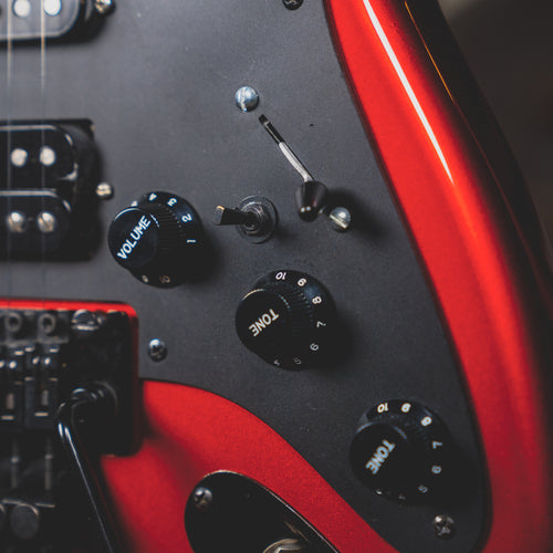 1987 Kramer Pacer Deluxe Electric Guitar, Red w/ OHSC - Used