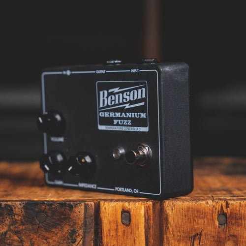 Benson Germanium Fuzz Effect Pedal, Black w/ Box - Used