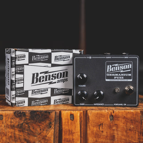 Benson Germanium Fuzz Effect Pedal, Black w/ Box - Used