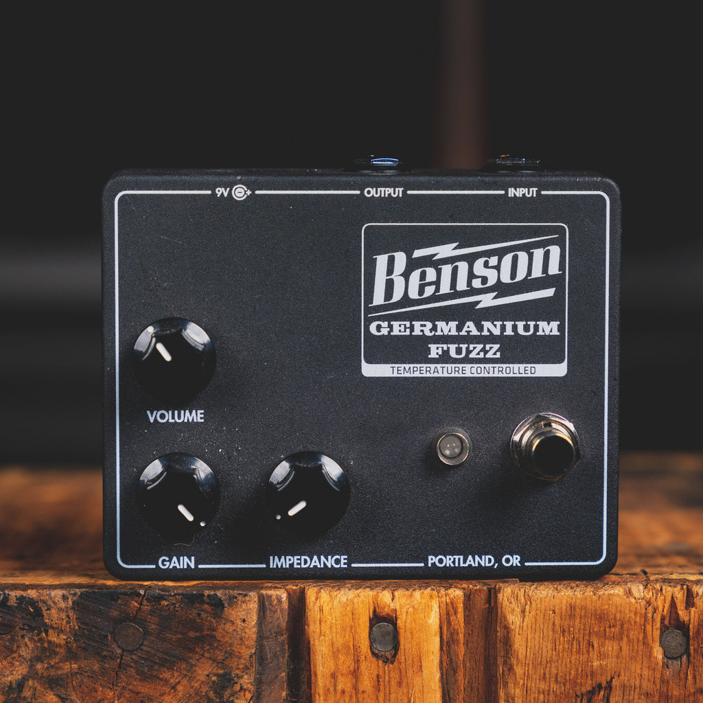 Benson Germanium Fuzz Effect Pedal, Black w/ Box Used