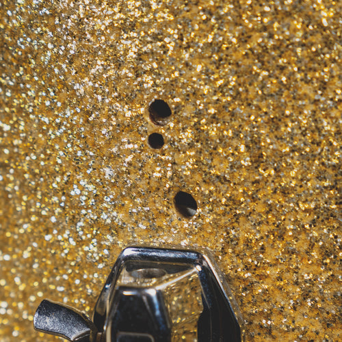 1940s Slingerland Radio King Cloud Badge Vintage Drum Set, Silver Sparkle - Used