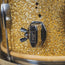 1940s Slingerland Radio King Cloud Badge Vintage Drum Set, Silver Sparkle - Used
