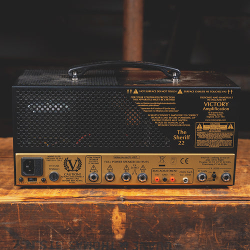 Victory Amps Sheriff 22 Guitar Tube Amplifier Head w/ Footswitch and Slipcover