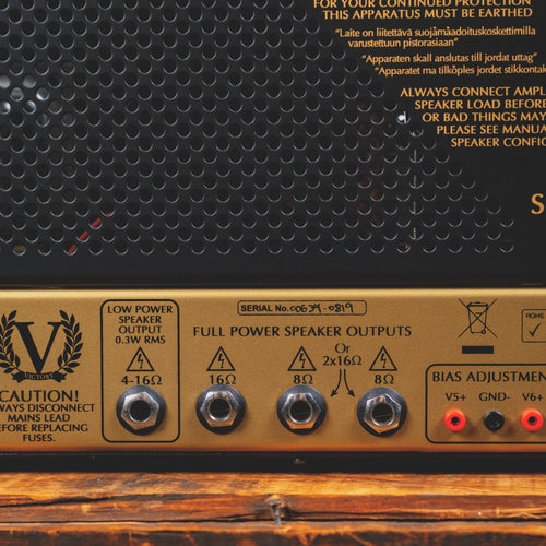 Victory Amps Sheriff 22 Guitar Tube Amplifier Head w/ Footswitch and Slipcover
