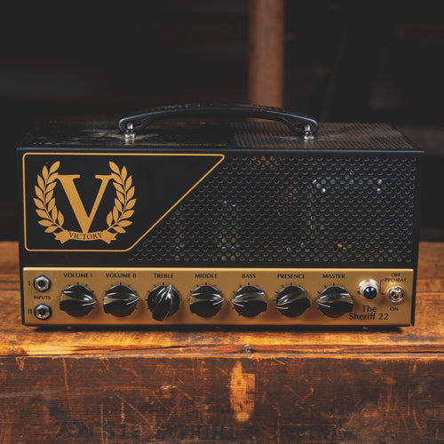 Victory Amps Sheriff 22 Guitar Tube Amplifier Head w/ Footswitch and Slipcover