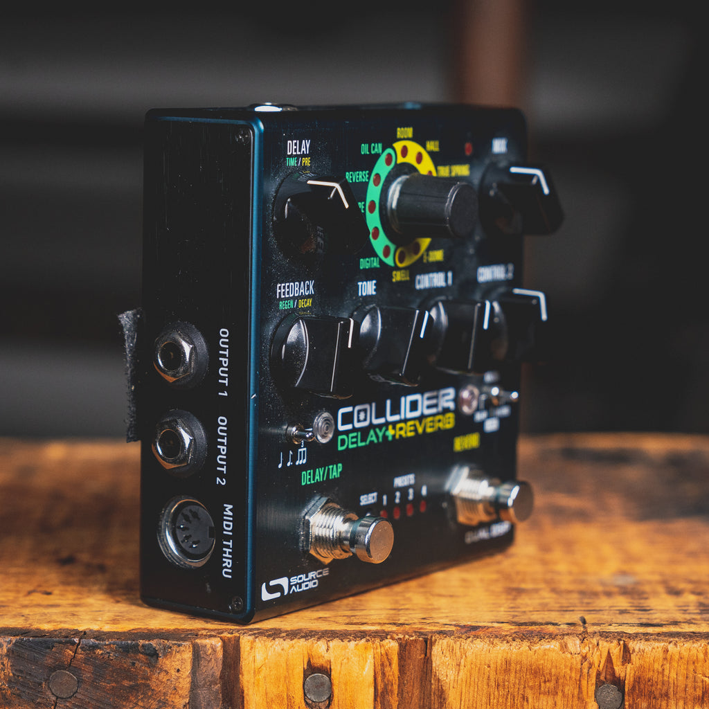 Source Audio Collider Reverb and Delay Effect Pedal w/ Box