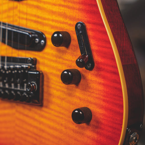 1985 Schecter Genesis Electric Guitar, Cherry Burst w/ OHSC