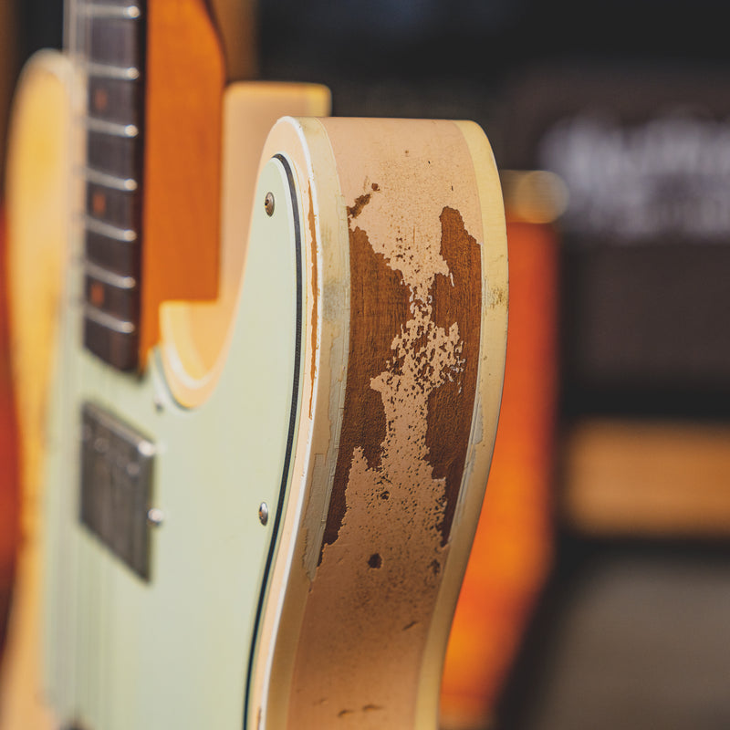 2017 Fender Custom Shop 60's HS Telecaster Super Faded Aged Shell Pink Heavy Relic W/ OHSC