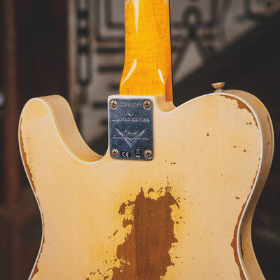 2017 Fender Custom Shop 60's HS Telecaster Super Faded Aged Shell Pink Heavy Relic W/ OHSC
