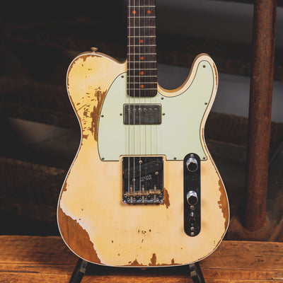 2017 Fender Custom Shop 60's HS Telecaster Super Faded Aged Shell Pink Heavy Relic W/ OHSC