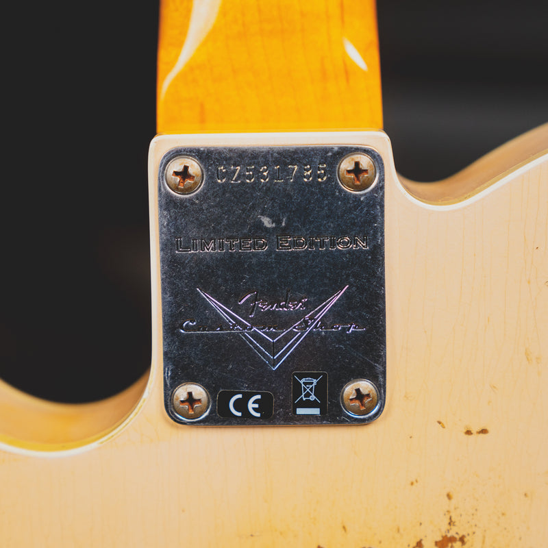 2017 Fender Custom Shop 60's HS Telecaster Super Faded Aged Shell Pink Heavy Relic W/ OHSC