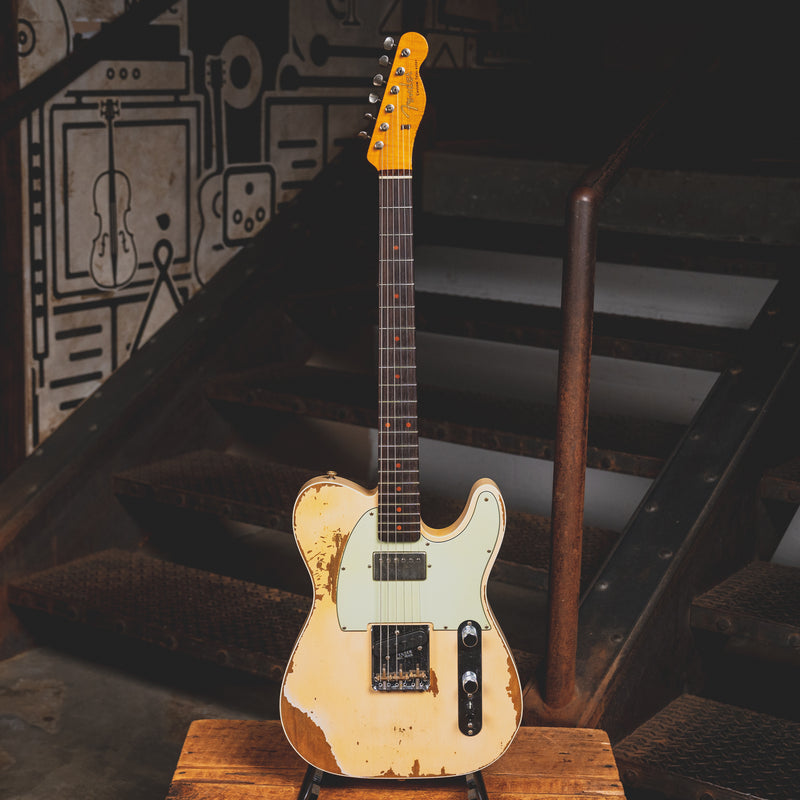 2017 Fender Custom Shop 60's HS Telecaster Super Faded Aged Shell Pink Heavy Relic W/ OHSC