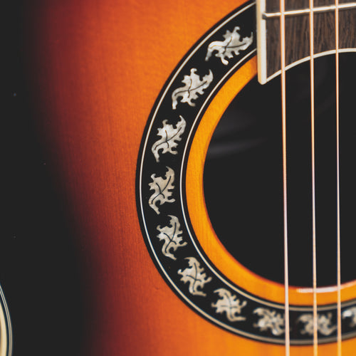 2018 Ovation 1771VL Glen Campbell Signature Acoustic-Electric Guitar, Burst w/ OGB