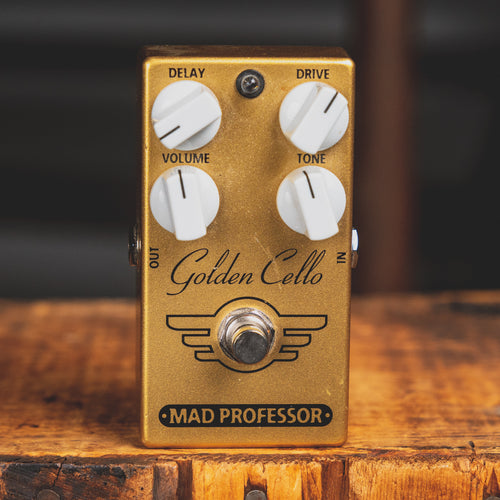 Mad Professor Golden Cello Overdrive/Tape Echo Effect Pedal w/ Box - Used