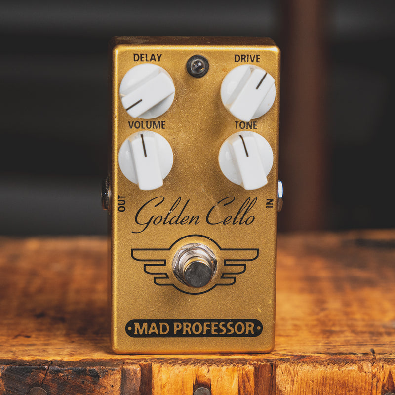 Mad Professor Golden Cello Overdrive/Tape Echo Effect Pedal w/ Box
