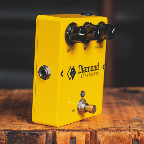 Diamond Pedals Compressor Effect Pedal, Yellow w/ Box