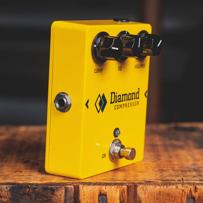 Diamond Pedals Compressor Effect Pedal, Yellow w/ Box - Used