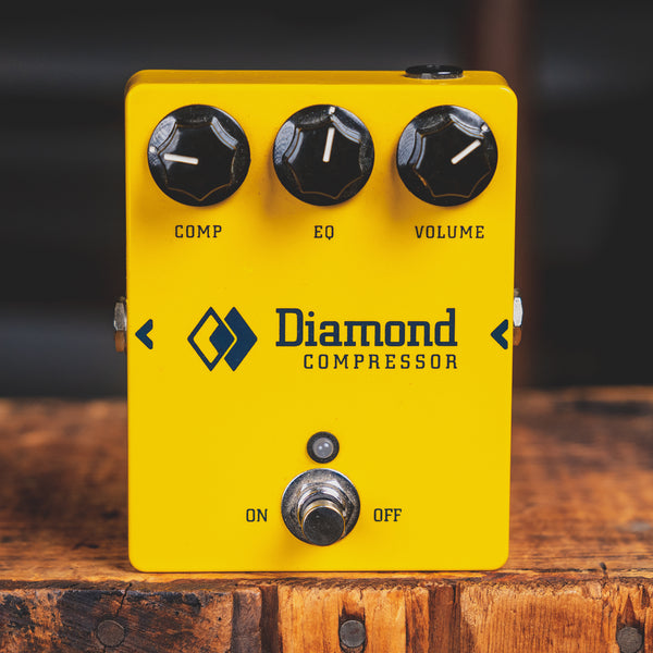 Diamond Pedals Compressor Effect Pedal, Yellow w/ Box