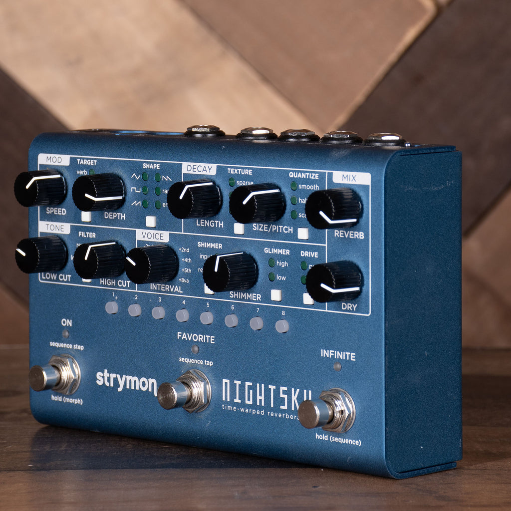 Strymon Nightsky Time Warped Reverberator Effect Pedal With Box Used