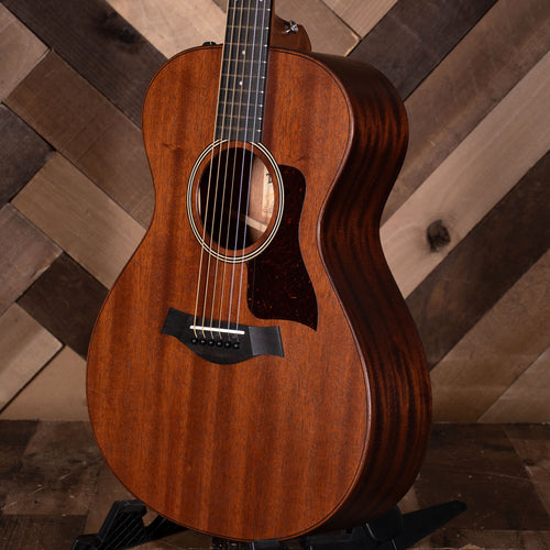 2021 Taylor AD22E Acoustic-Electric Guitar, Natural Mahogany Top with Aerocase - Used