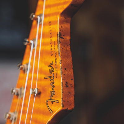 2018 Fender Custom Shop '61 Stratocaster Heavy Relic Sherwood Green Over 3-Tone Sunburst w/ OHSC - Used