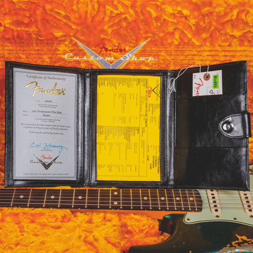 2018 Fender Custom Shop '61 Stratocaster Heavy Relic Sherwood Green Over 3-Tone Sunburst w/ OHSC - Used