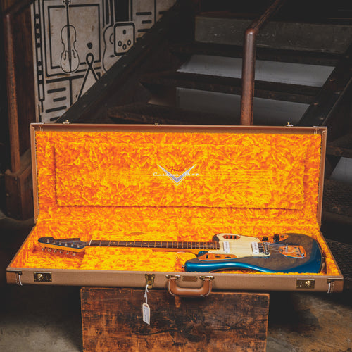 2019 Fender Custom Shop '62 Jaguar Electric Guitar Journeyman Relic Aged Ocean Turquoise w/ OHSC - Used