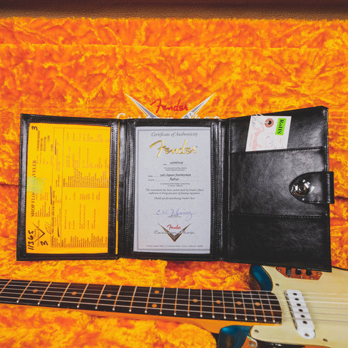 2019 Fender Custom Shop '62 Jaguar Electric Guitar Journeyman Relic Aged Ocean Turquoise w/ OHSC - Used