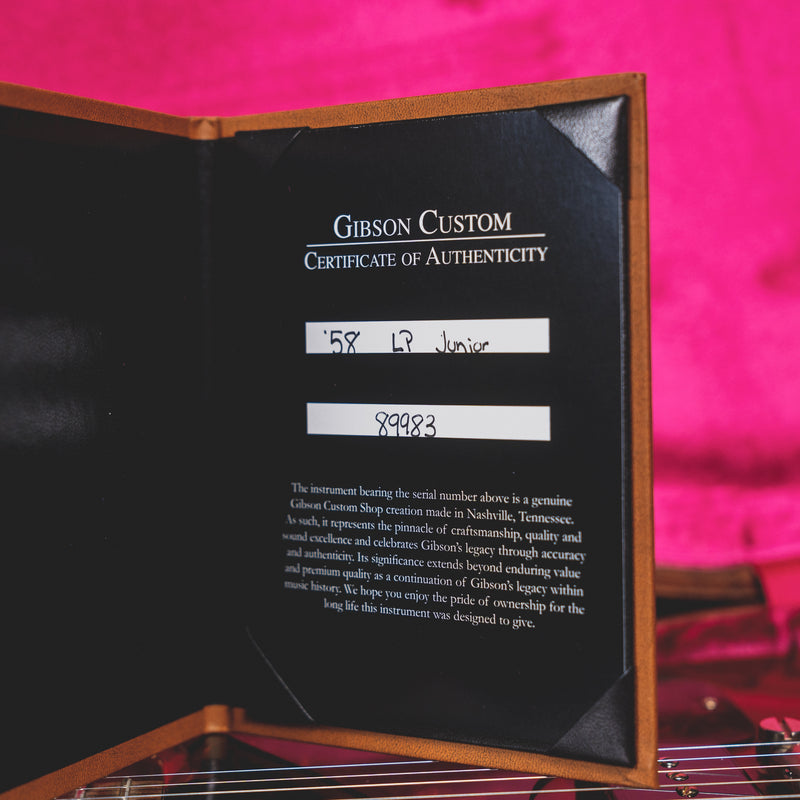2019 Gibson Custom Shop '58 Les Paul Junior Double Cut Cherry W/ OHSC - Used