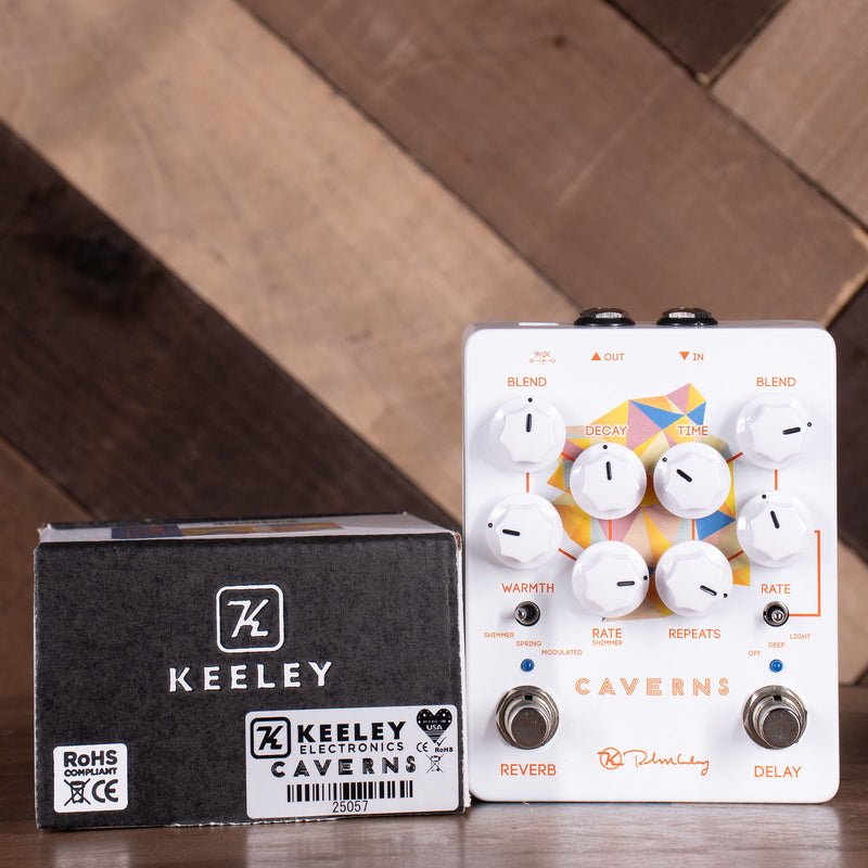 Keeley Caverns V2 Delay/Reverb Effect Pedal with Original Box - Used