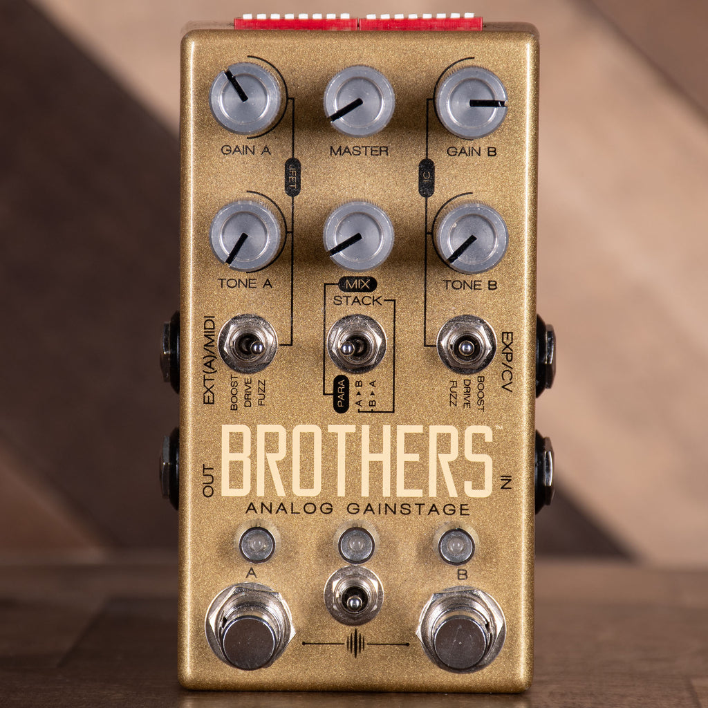 Chase Bliss Brothers Analog Gain Stage Effect Pedal with Original Wood