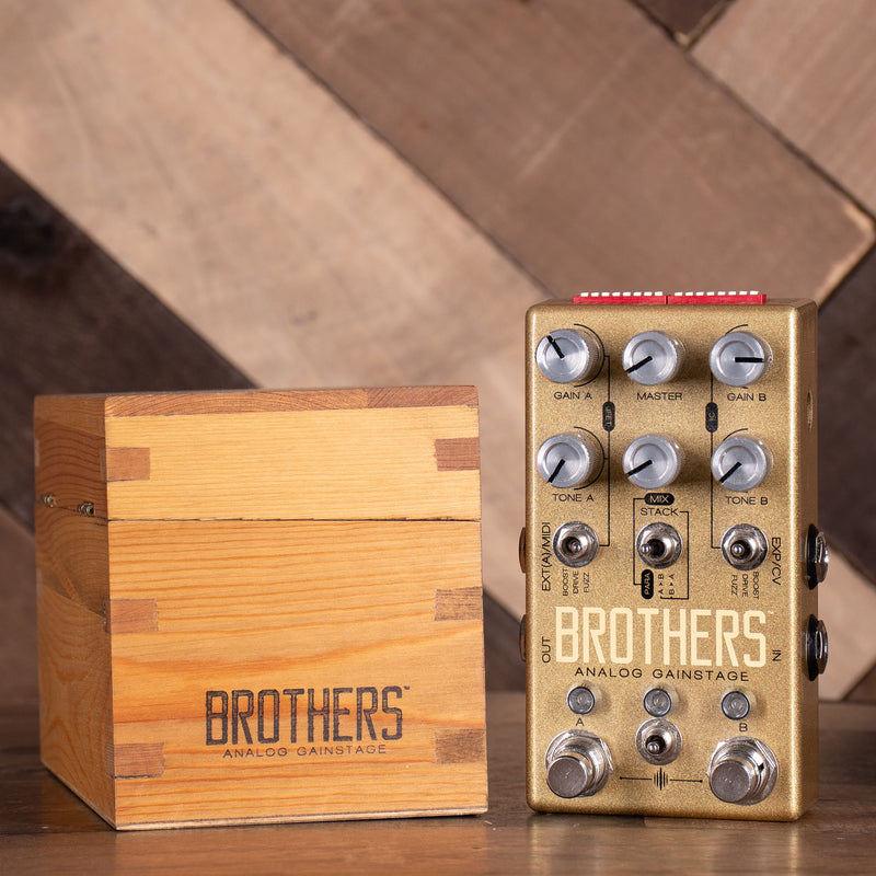 Chase Bliss Brothers Analog Gain Stage Effect Pedal with Original Wood Box - Used