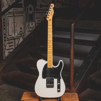 2020 Fender Deluxe Nashville Telecaster Electric Guitar, White Blonde w/ Gig Bag - Used