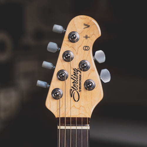 2015 Music Man Sterling St. Vincent Electric Guitar, Blue w/ Gig Bag