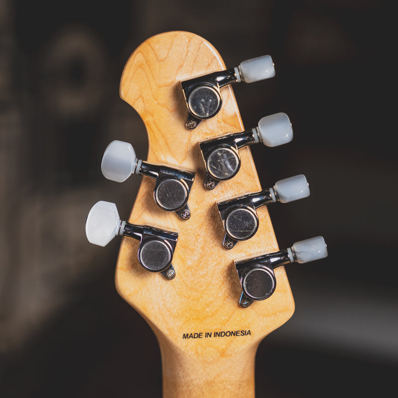 2015 Music Man Sterling St. Vincent Electric Guitar, Blue w/ Gig Bag