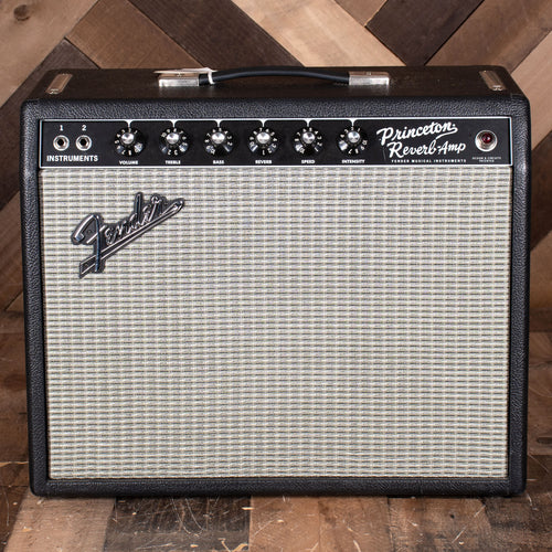 2022 Fender '65 Princeton Reverb 1x10 12W Combo Amplifier With Footswitch And Cover - Used