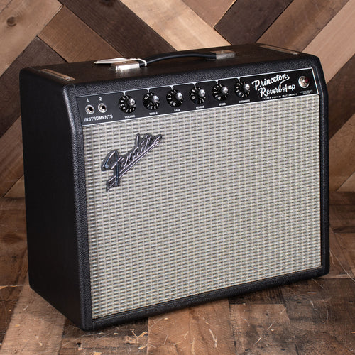 2022 Fender '65 Princeton Reverb 1x10 12W Combo Amplifier With Footswitch And Cover - Used