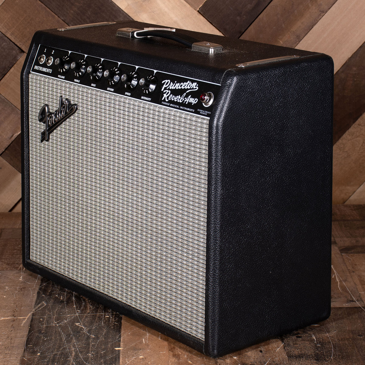 2022 Fender '65 Princeton Reverb 1x10 12W Combo Amplifier With Footswitch And Cover - Used
