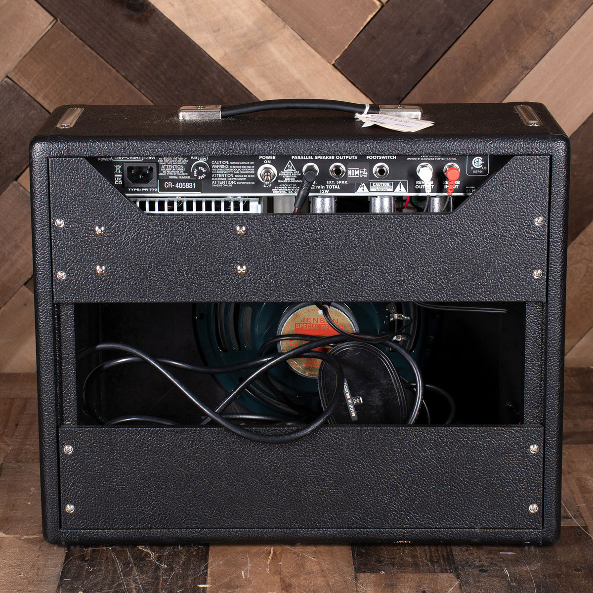 2022 Fender '65 Princeton Reverb 1x10 12W Combo Amplifier With Footswitch And Cover - Used