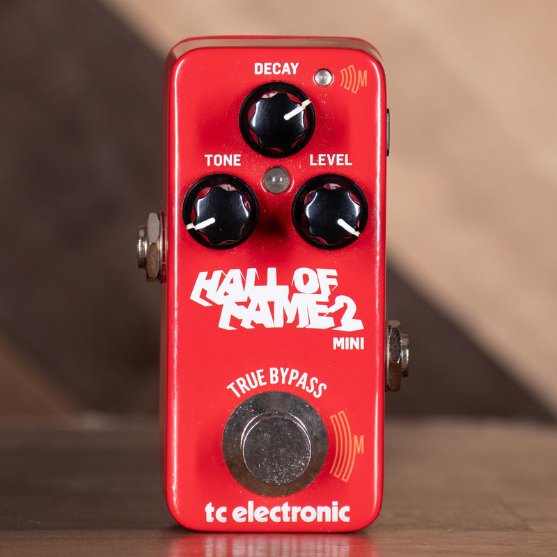 hall of fame 2 reverb pedal TC Electronic Hall of Fame 2 Reverb Mini Effect Pedal
