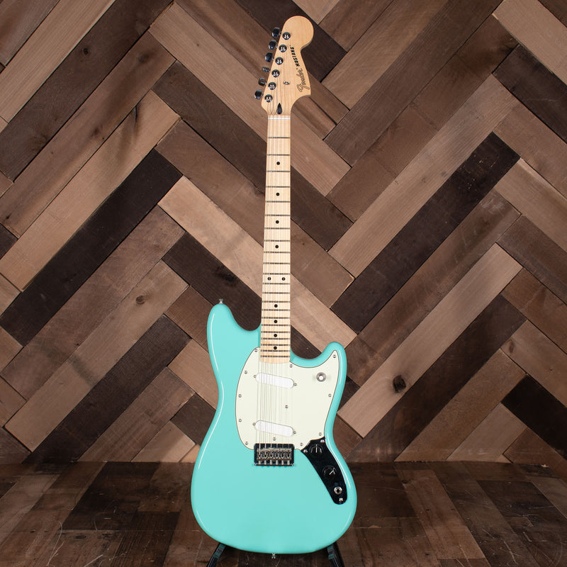 2022 Fender Player Mustang 90 Electric Guitar, Maple, Seafoam Green - Used