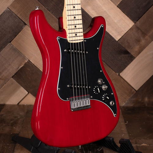 2021 Fender Player Lead II Electric Guitar, Maple Neck, Crimson Red Transparent - Used