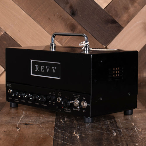 2020 Revv D20 Black Guitar Amplifier Head with Gig Bag Used
