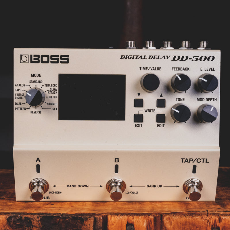 Boss DD-500 Stereo Delay Effect Pedal w/ Box