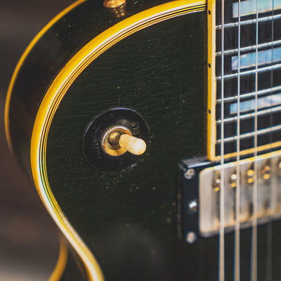 1970 Gibson Les Paul Custom Electric Guitar, Ebony w/ OHSC - Used